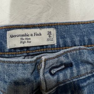 The mom high rise jeans